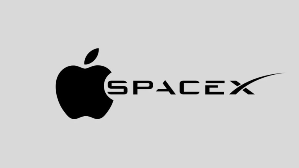 Apple and Space X logos. PHOTO/courtesy