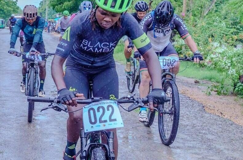 Kenyan cyclist Monica Jelimo