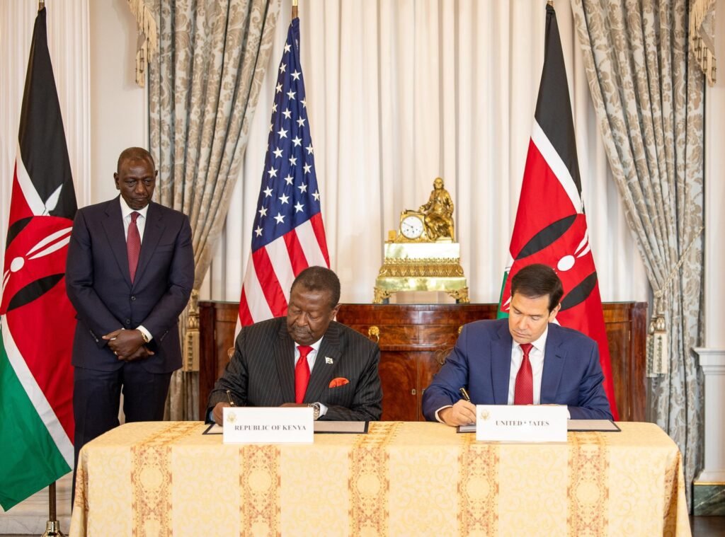 African country (Kenya) signing deal