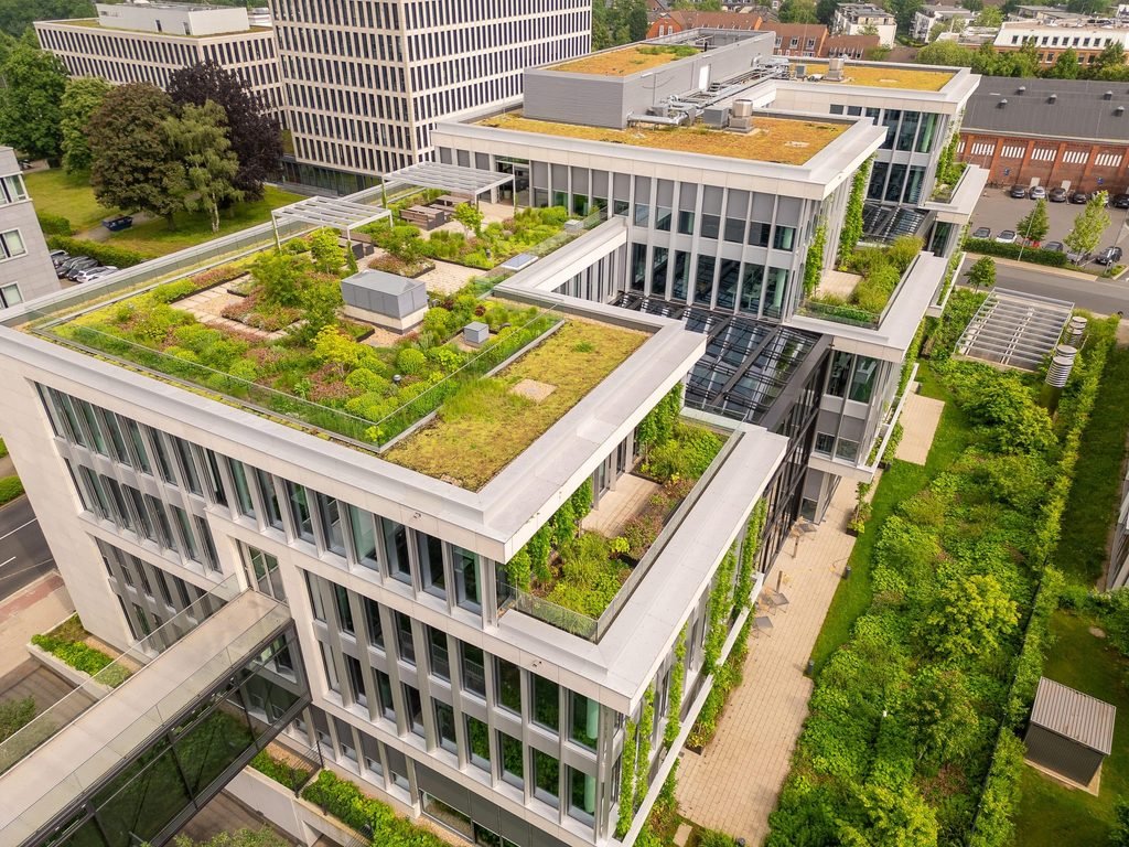 Green roofs and solar energy 